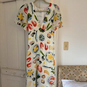 Lisa Says Gah! Grace Dress - Tapas Print Size XS